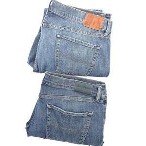 Lucky Brand Men's 40x32 361 363 Vintage Straight Jeans Blue Denim Lot of 2
